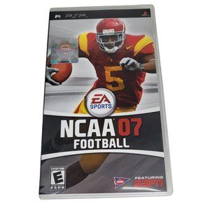 NCAA Football 07 (Sony PSP, 2006) Complete w/ Manual PlayStation Portable